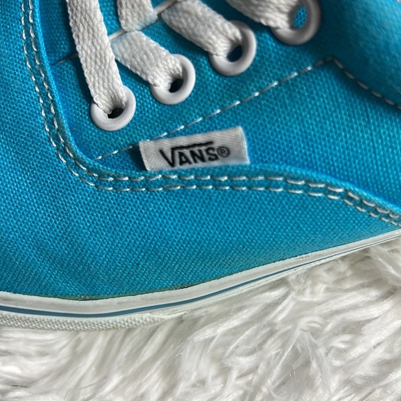 Vans Authentic Turquoise Sneakers Womens 8 Mens 6.5 - Picture 7 of 8